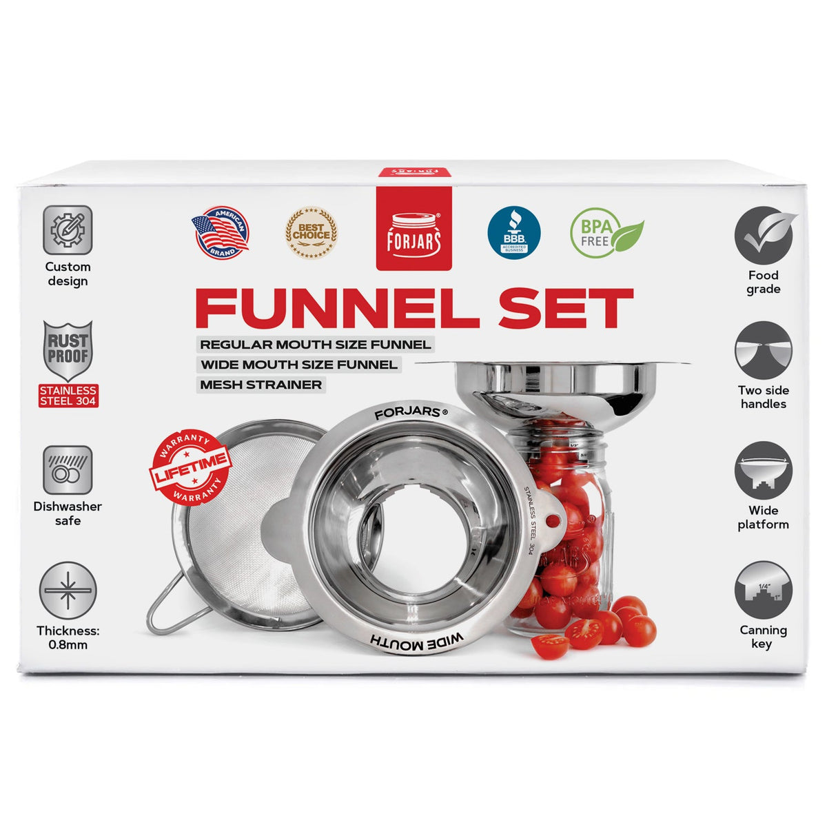 ForJars - Funnel set – Homestead