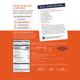 Gluten Free Black Bean Burger Mix Pouch, 9 Servings