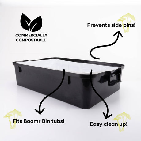 5-Pack Boomr Bin Mushroom Monotub Liner Inserts