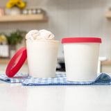 Ice Cream Containers - 1 Quart (2-Pack)