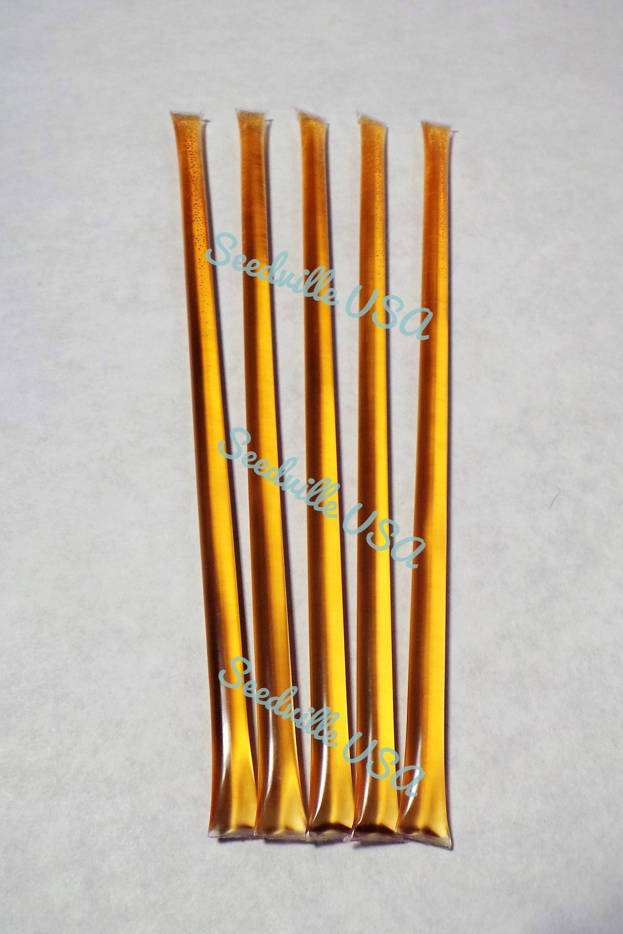 5 Pack STRAWBERRY HONEY TEASERS Natural Honey Snack Sticks Honeystix Straws