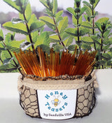 5 Pack MINT HONEY TEASERS Natural Honey Snack Sticks Honeystix Straws