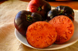 40 PURPLE CALABASH TOMATO Solanum Lycopersicum Indeterminate Heirloom Beefsteak Fruit Vegetable Seeds