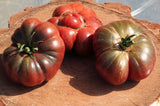 40 PURPLE CALABASH TOMATO Solanum Lycopersicum Indeterminate Heirloom Beefsteak Fruit Vegetable Seeds