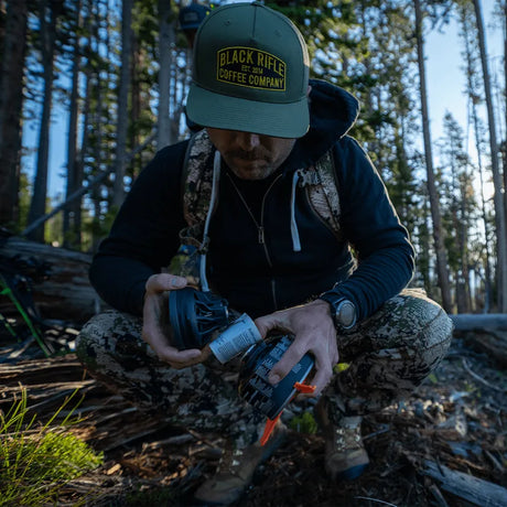 Black Rifle Keystone Pinch Front Snapback - Olive