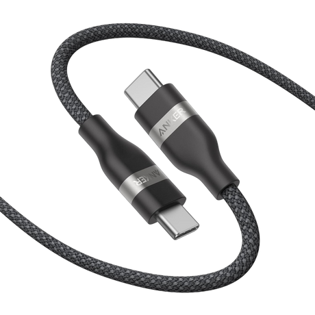 Anker USB-C to USB-C Cable (3 ft / 6 ft, 240W, Upcycled-Braided)