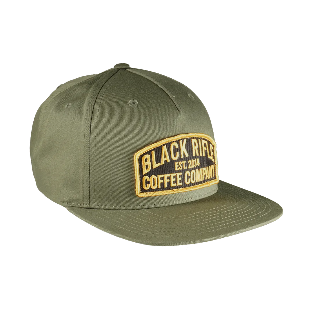 Black Rifle Keystone Pinch Front Snapback - Olive