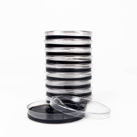 Black Biochar Pre-Poured Sterile Agar Plates