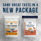 Lunch and Dinner Variety Pail, 113 Servings