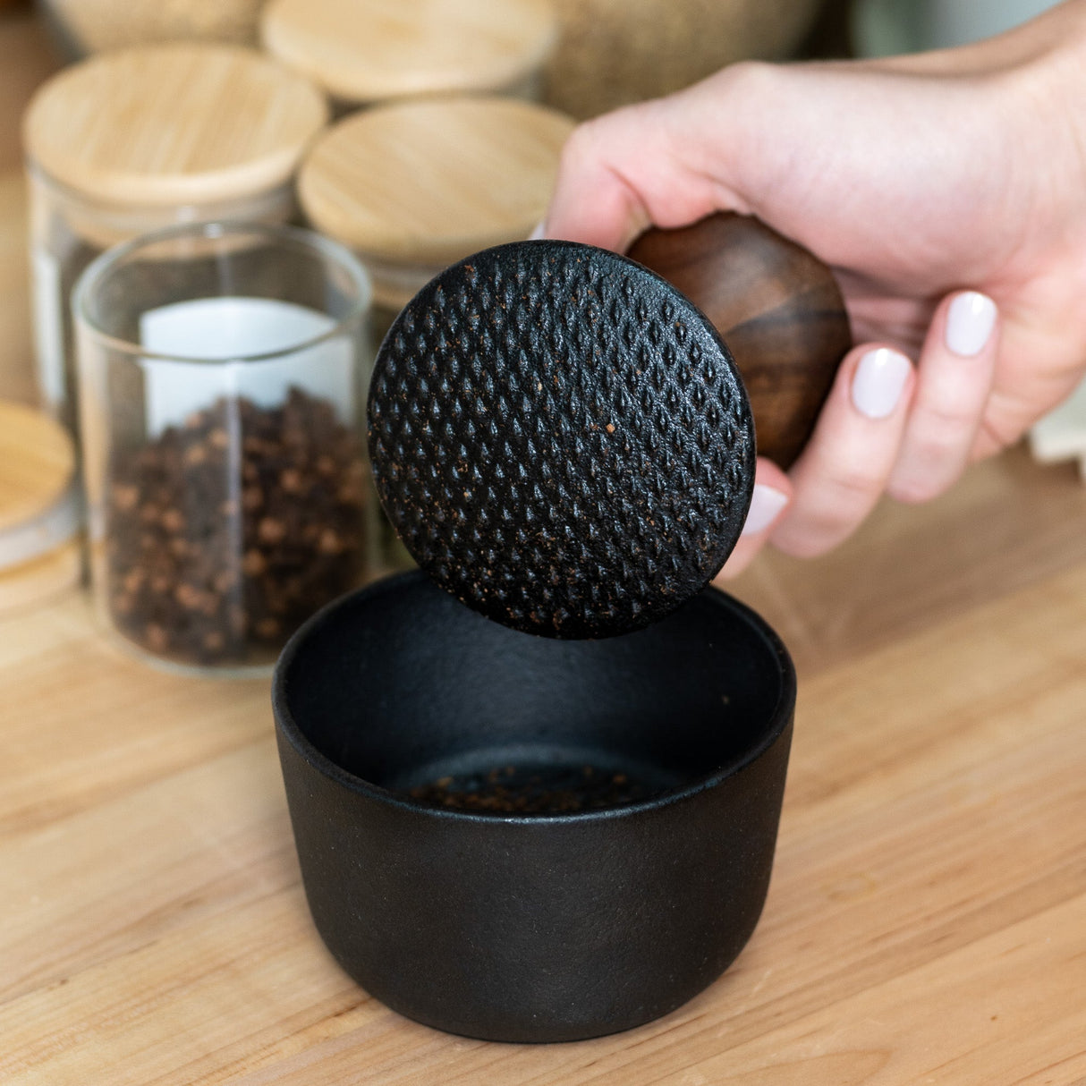 Cast Iron Mortar & Pestle