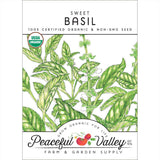 Organic Basil, Sweet (pack)