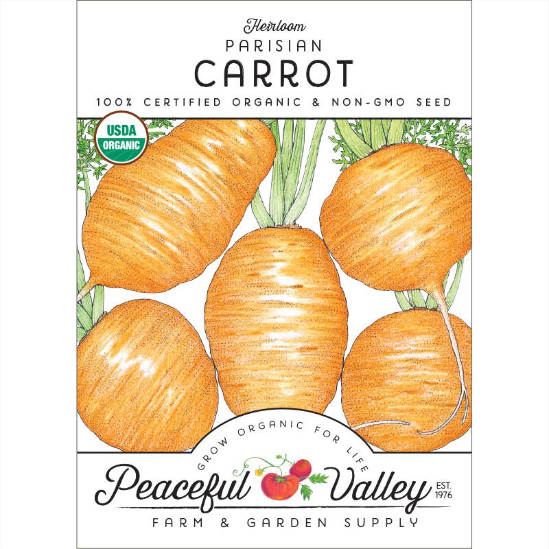 Parisian Carrot Seeds (Organic)