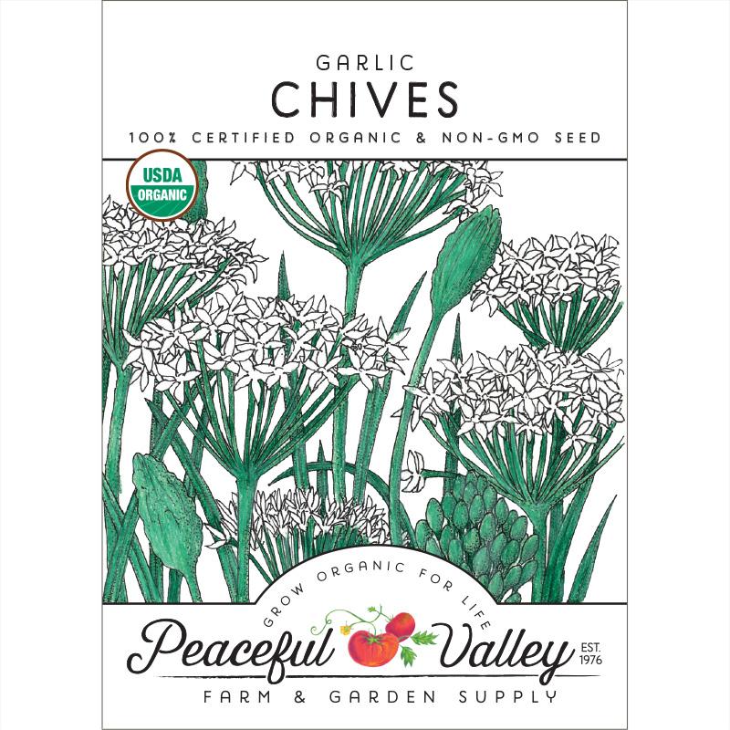 Organic Chives, Garlic