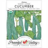 Suyo Long Cucumber Seeds (Organic)