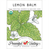 Organic Lemon Balm