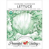 Iceberg Superior Lettuce Seeds (Organic)