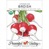 Sparkler Radish Seeds (Organic)