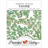 Organic Thyme, German Winter