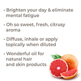 Organic Pink Grapefruit Essential Oil