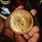 Pirate Goods Peso Pocket v2 Coin Holder – Round Leather Challenge Coin Case for EDC