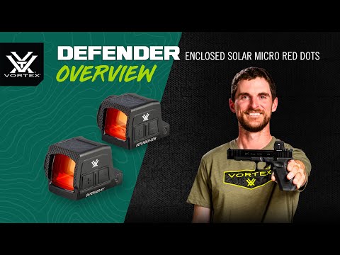 Vortex Defender-ST Enclosed Solar Micro Red Dot - 3 MOA Dot / 32 MOA Circle Reticle