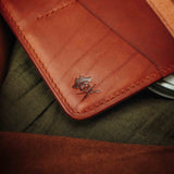 Pirate Goods Quartermaster v2 Passport Wallet – Leather Travel EDC Organizer with Velcro Panel & Field Notes Holder