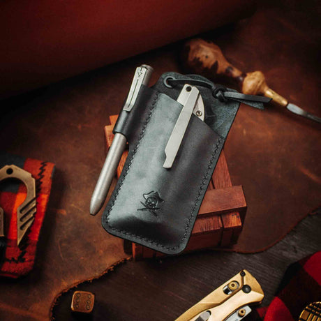 EDC Pocket Organizer - First Mate v3 | Leather Pocket Carrier