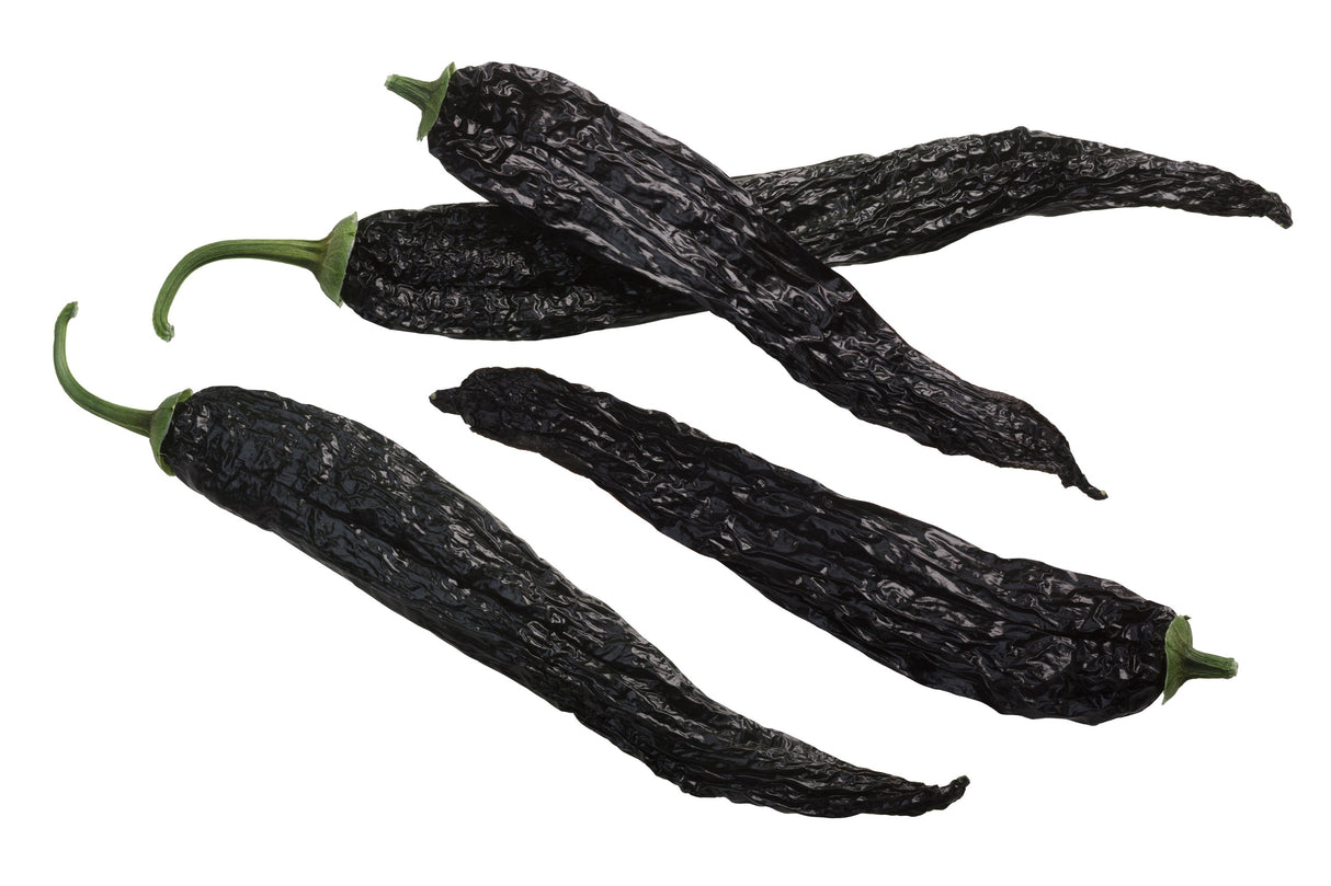 50 PASILLA BAJIO PEPPER Mexican Chilaca Chile Negro Capsicum Annuum Vegetable Seeds