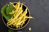 25 GOLDRUSH GREEN BEAN Bright Yellow Wax Bean Phaseolus Vulgaris Vegetable Seeds