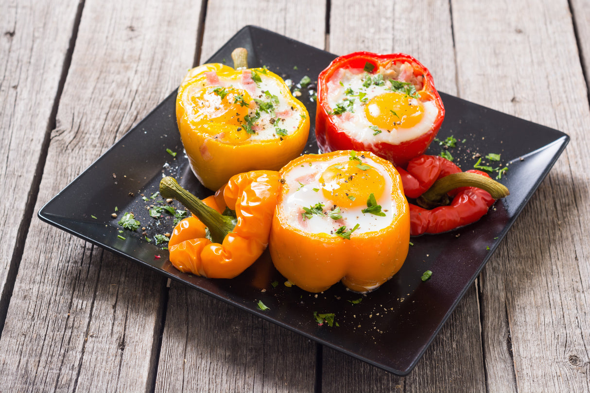 50 ORANGE Sun BELL PEPPER Sweet Capsicum Vegetable Seeds