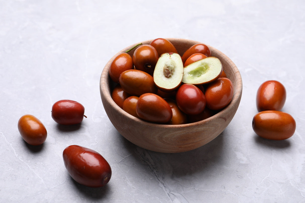 20 ASIAN DATE Jujube Ziziphus Spinosa Common Chinese Tsao Red Fruit Tree Seeds