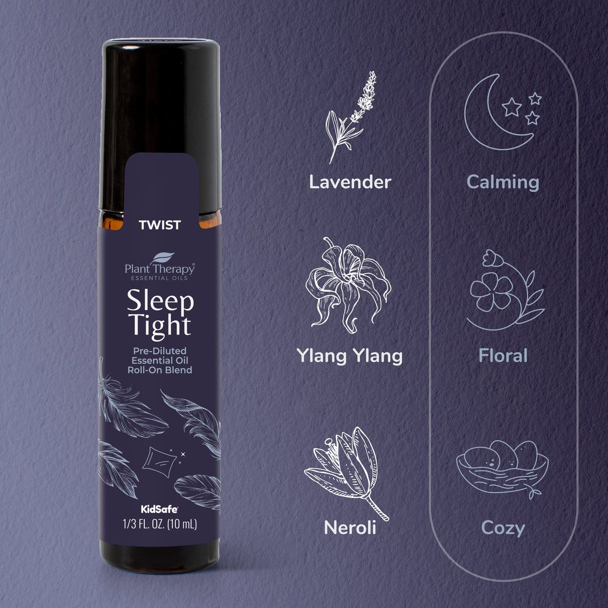 Sleep Tight Essential Oil Blend Pre-Diluted Roll-On