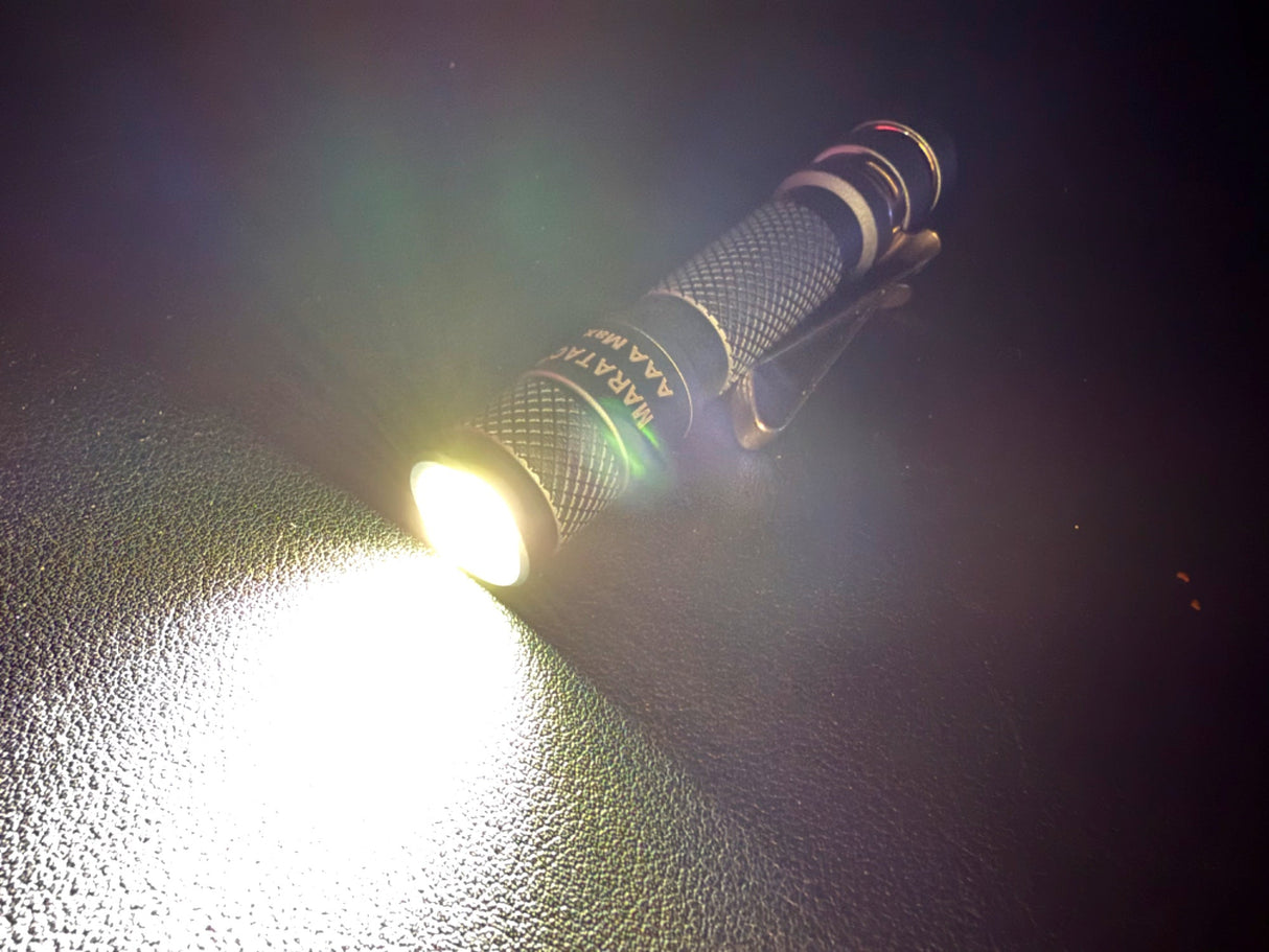 AAA/10440 Max - Rear Click - Aluminum Flashlight by Maratac®