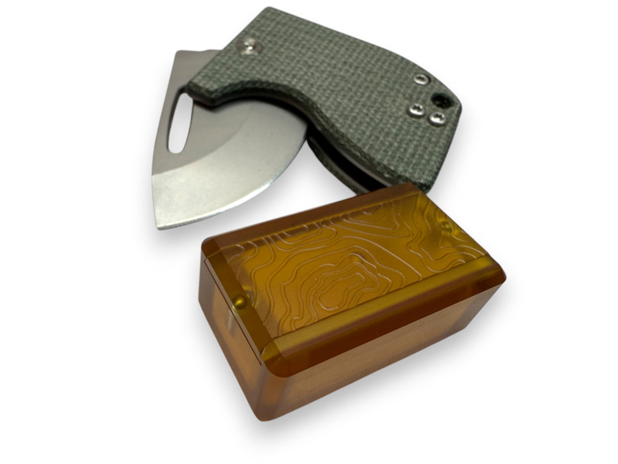 Tiny Ultem Pocket Box - Gen 3 Topo + Glow Silicone Holder