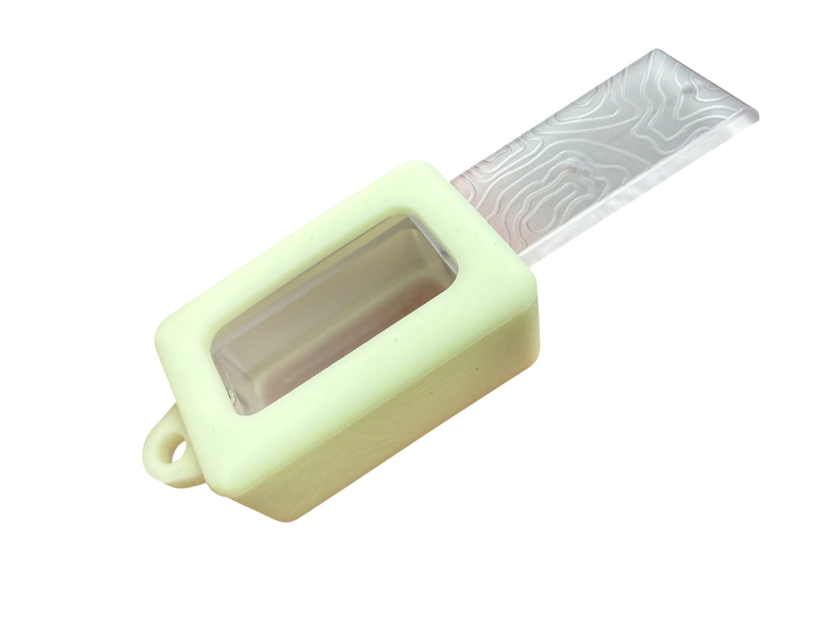 Tiny Polycarbonate Pocket Box - Gen 3 Topo + Glow Silicone Holder