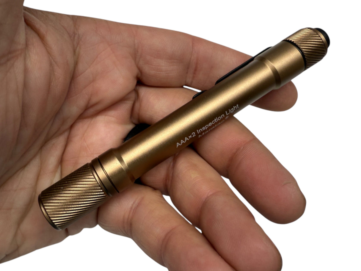 Back-2-Basics Flashlight By Maratac® AAAx2 ( New Rev 2 )