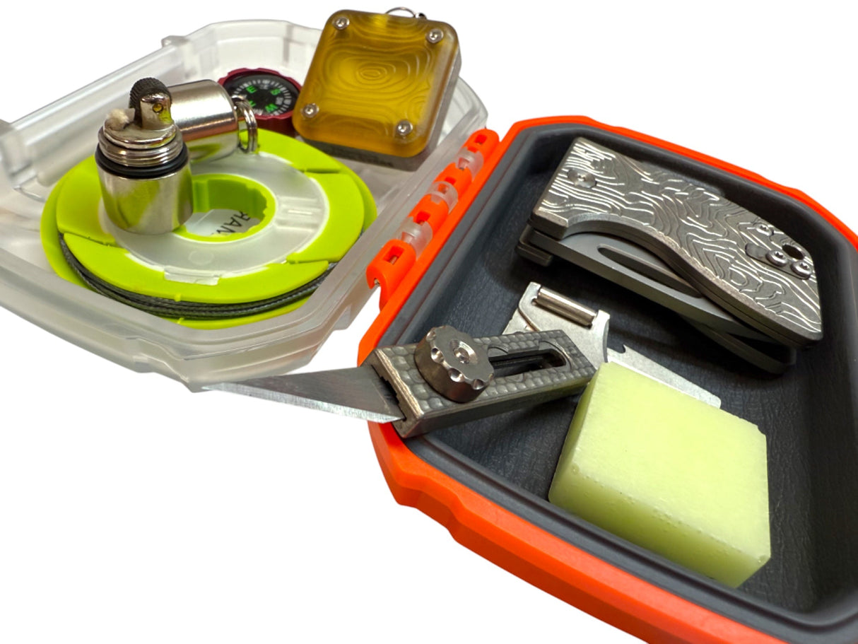 Pocket Size - Hi-Viz Rugged ABS Watertight Storage Box ( New )