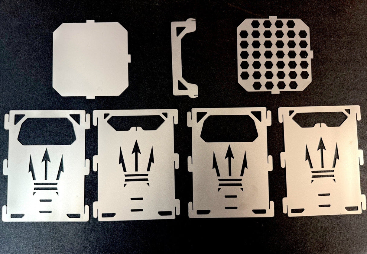 Ultra-Light Collapsible Titanium Pocket Stove by Maratac®