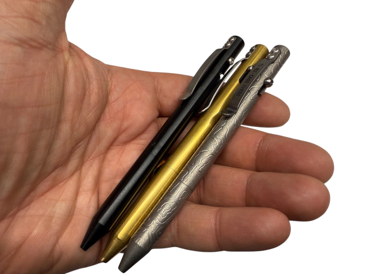 MaxMadCo Design - Titanium - Bolt Action Pen - GEN 2 🔥 New 🔥