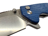 Mighty Blue G10 - Topo-Trekker D2 Pocket Knife By Maratac®