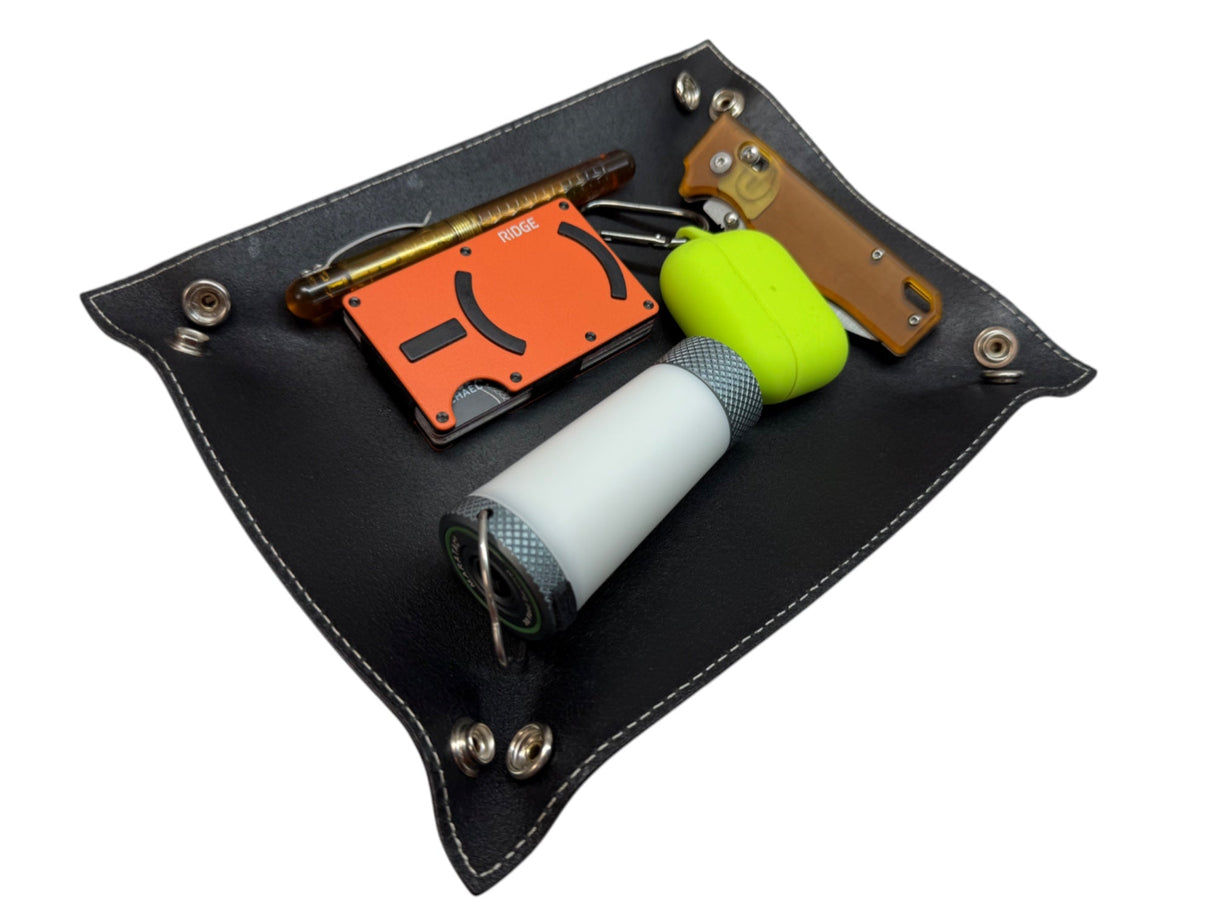 Basecamp - Full Grain Leather Catchall Tray by Maratac®