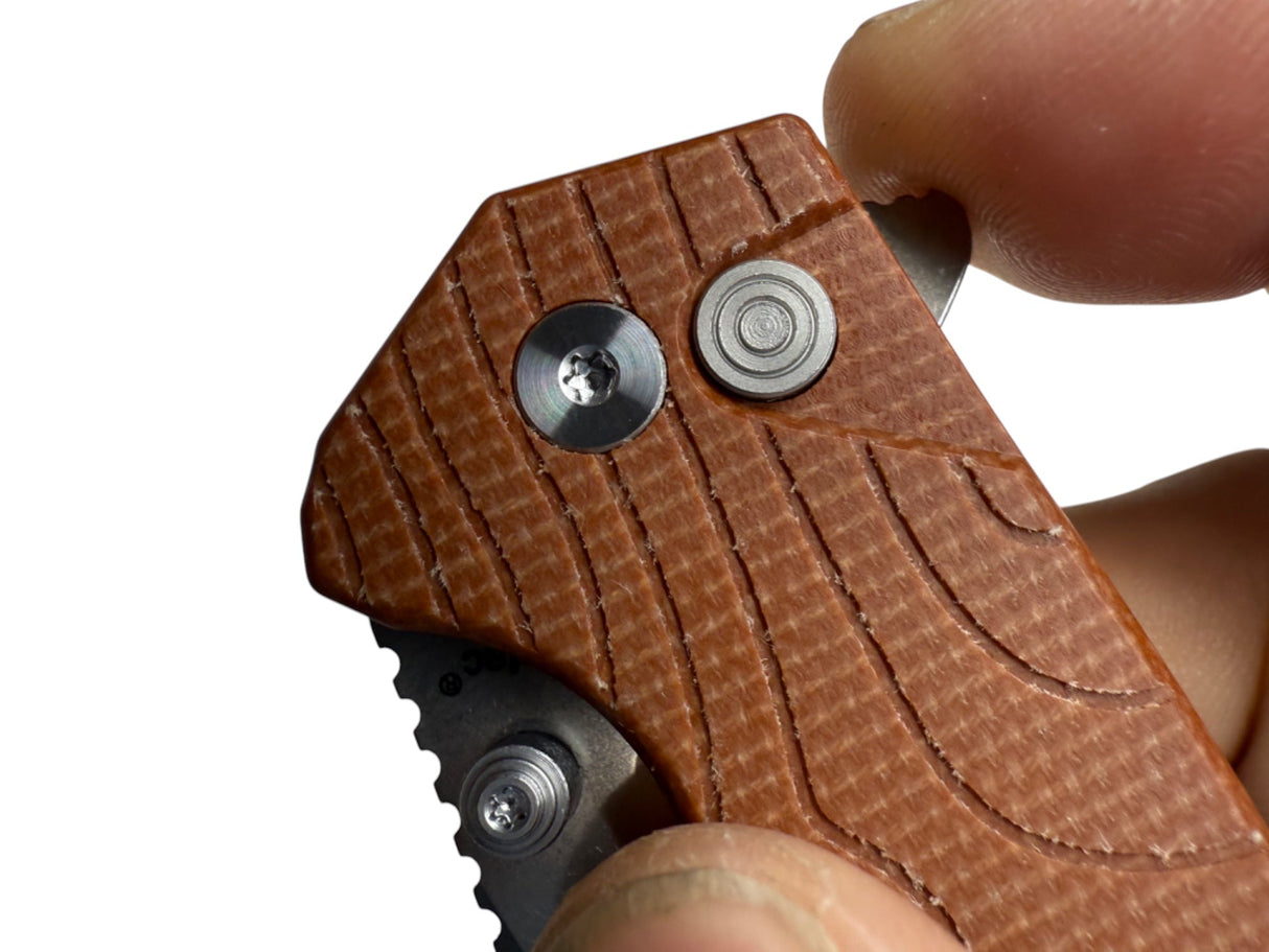 Coyote Terra G10 - Topo-Trekker D2 Pocket Knife By Maratac® ( NEW )