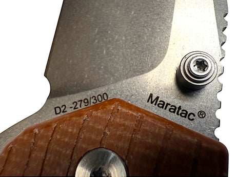 Coyote Terra G10 - Topo-Trekker D2 Pocket Knife By Maratac® ( NEW )