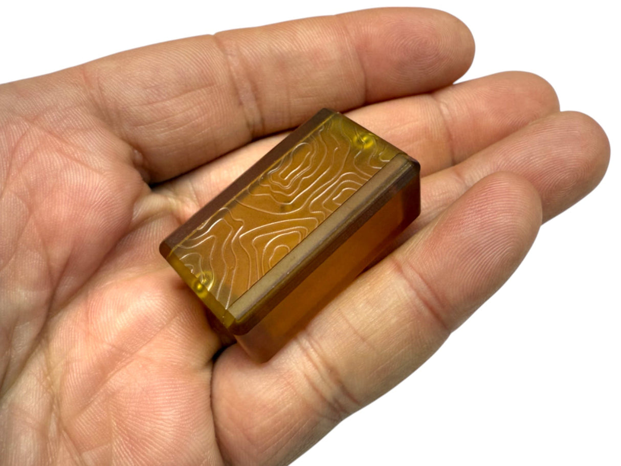 Tiny Ultem Pocket Box - Gen 3 Topo + Glow Silicone Holder