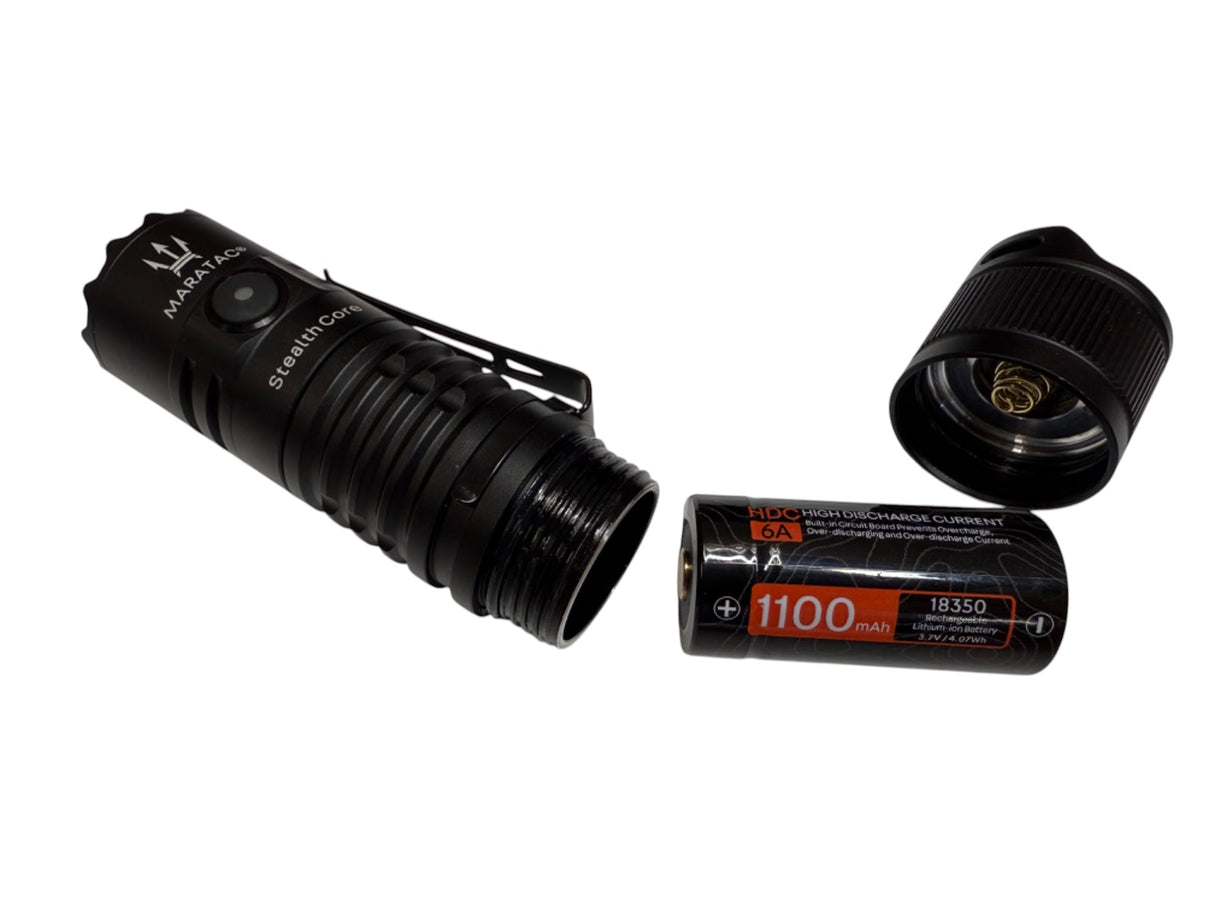 Stealth Core Flood 18350 Flashlight by Maratac® ( New )