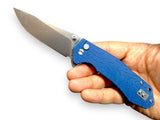 Mighty Blue G10 - Topo-Trekker D2 Pocket Knife By Maratac®