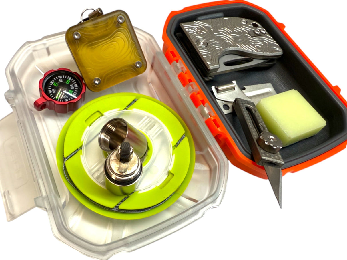 Pocket Size - Hi-Viz Rugged ABS Watertight Storage Box ( New )