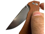 Coyote Terra G10 - Topo-Trekker D2 Pocket Knife By Maratac® ( NEW )