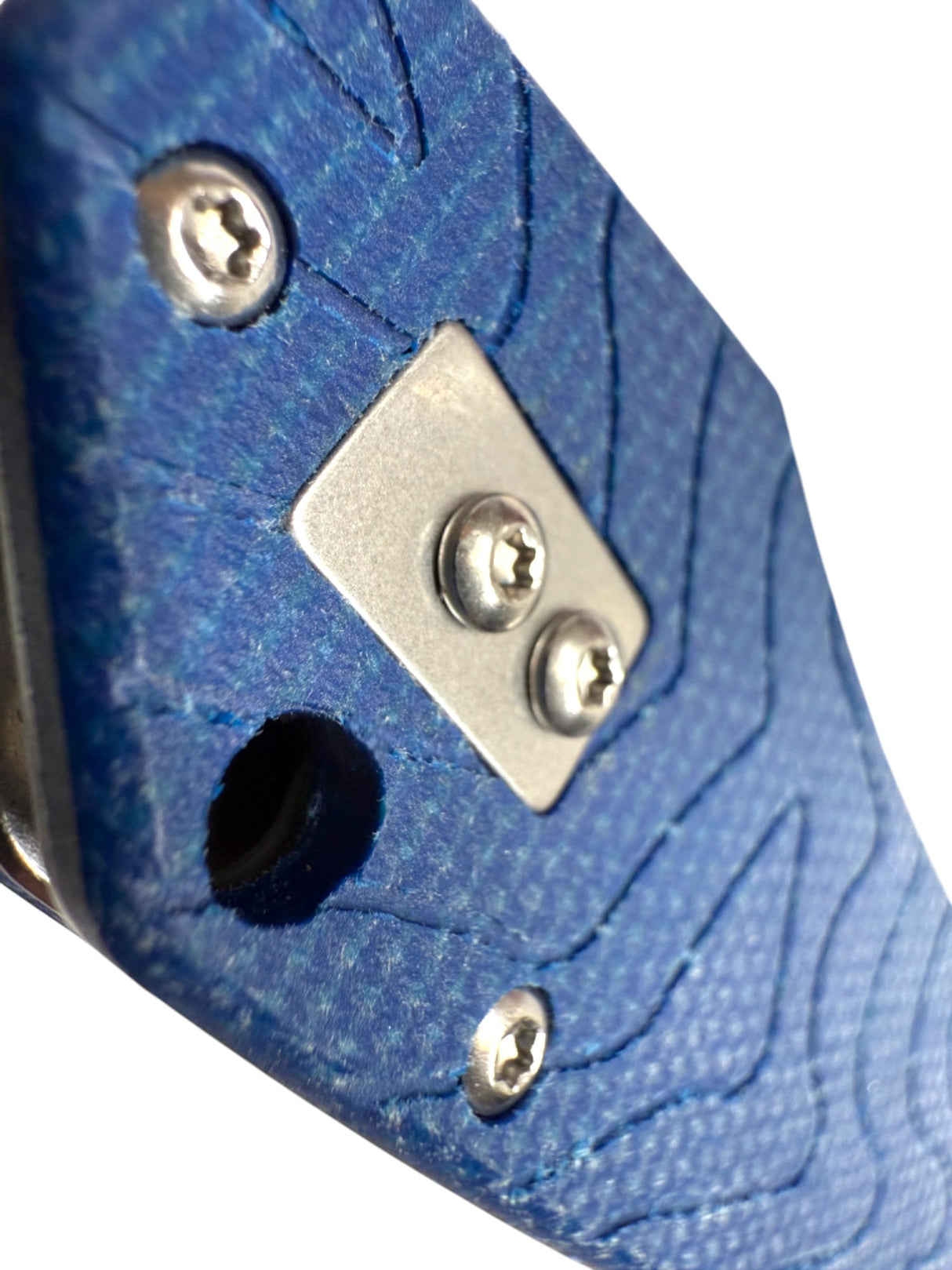 Mighty Blue G10 - Topo-Trekker D2 Pocket Knife By Maratac®