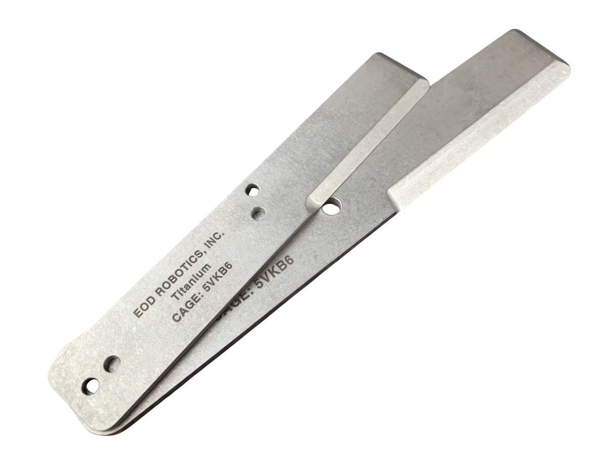 Tumbled Titanium EOD Robotics Breacher Bar ( 2 Sizes )